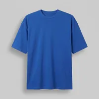 تی&zwnj;شرت آستین کوتاه یقه گرد مردانه مدل باکسی 