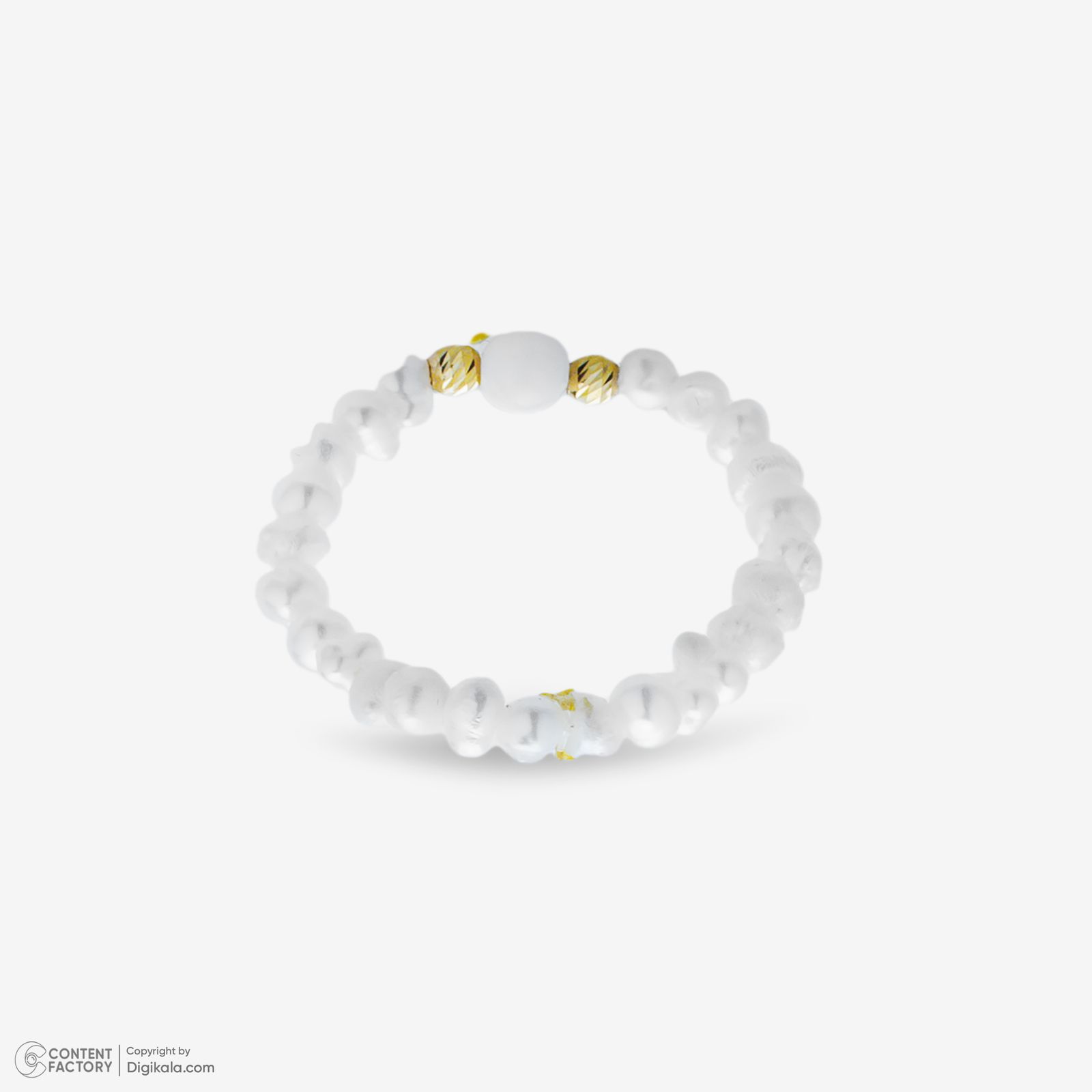 انگشتر طلا 18 عیار زنانه ناریا مدل مروارید سایز 56 -  - 6