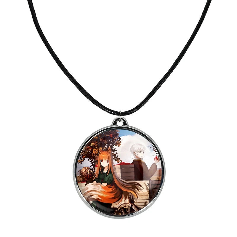 گردنبند خندالو مدل هولو و کرافت انیمه ادویه و گرگ کد 3615836147