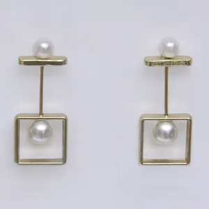 گوشواره دخترانه مدل مربعی