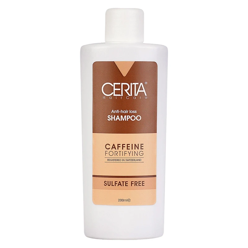 شامپو تقویت کننده و ضد ریزش مو سریتا  مدل Caffein حجم 200 میلی لیتر