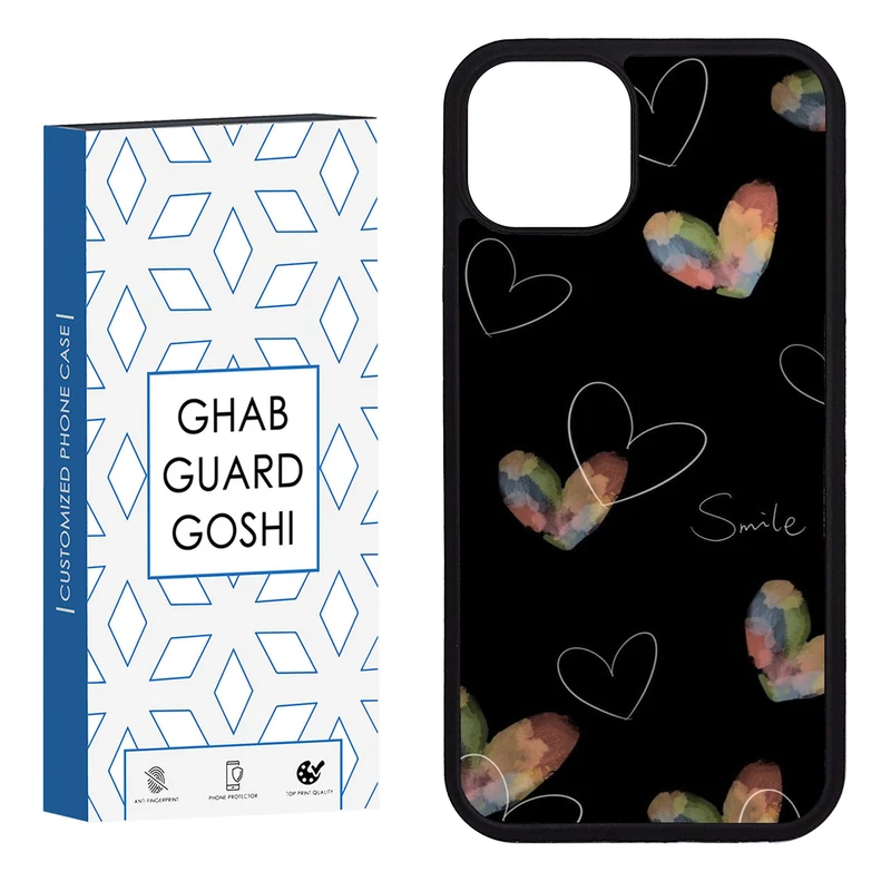 کاور قاب گارد گوشی طرح قلب کد FB-262 مناسب برای گوشی موبایل اپل iphone 13 / 14  