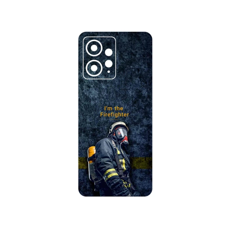برچسب پوششی ماهوت مدل Firefighter مناسب برای گوشی موبایل شیائومی Redmi Note 12 4G