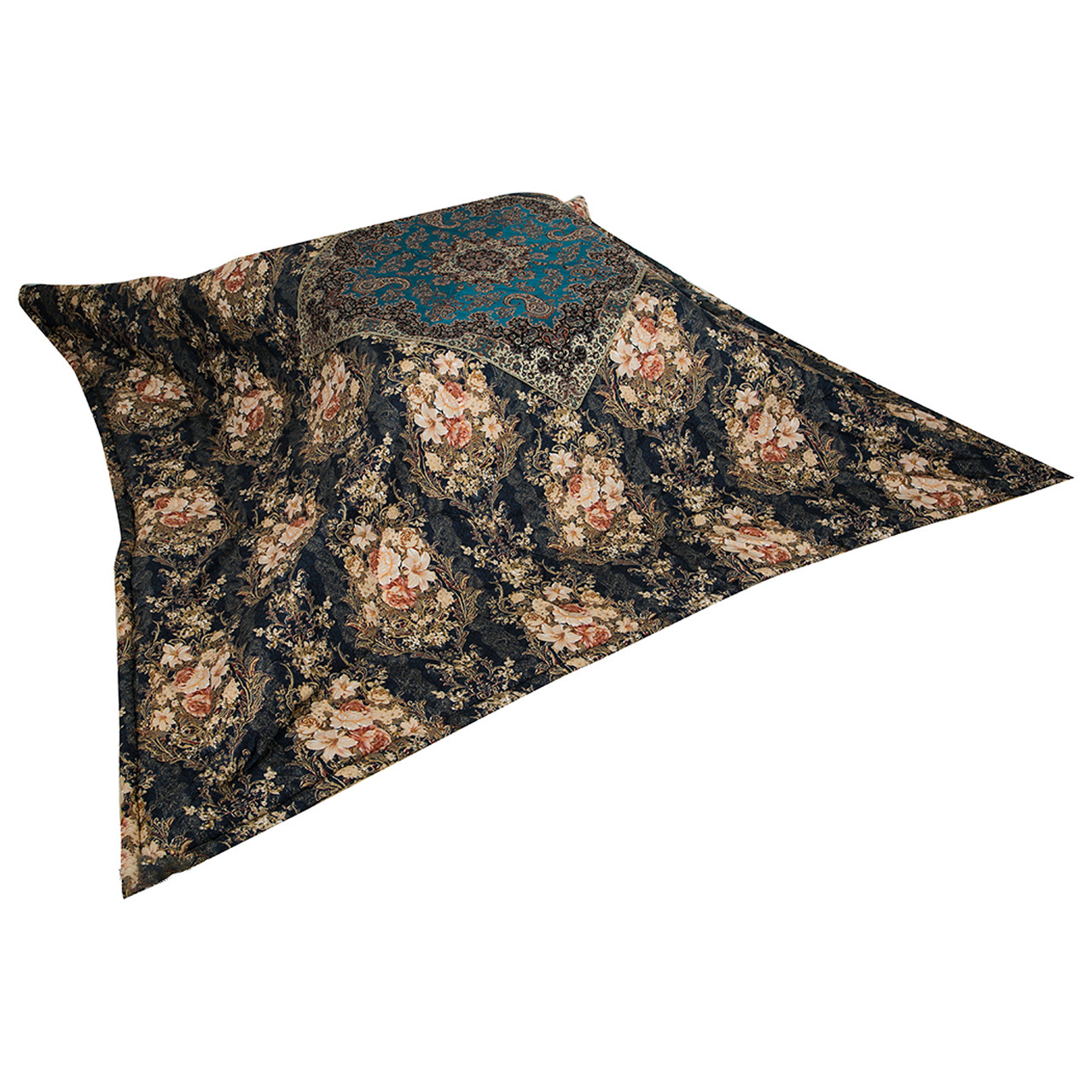 لحاف کرسی خانه سبز اسماعیلی مدل یلدا سایز 350x350 سانتی متر
