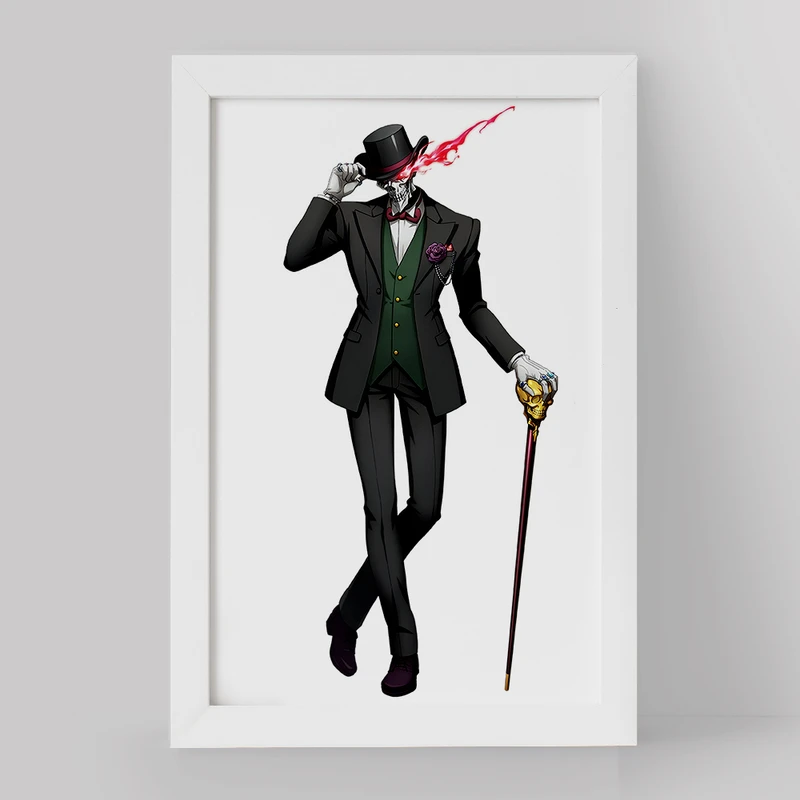 تابلو خندالو مدل اینز ساما انیمه اورلرد Overlord کد 18320