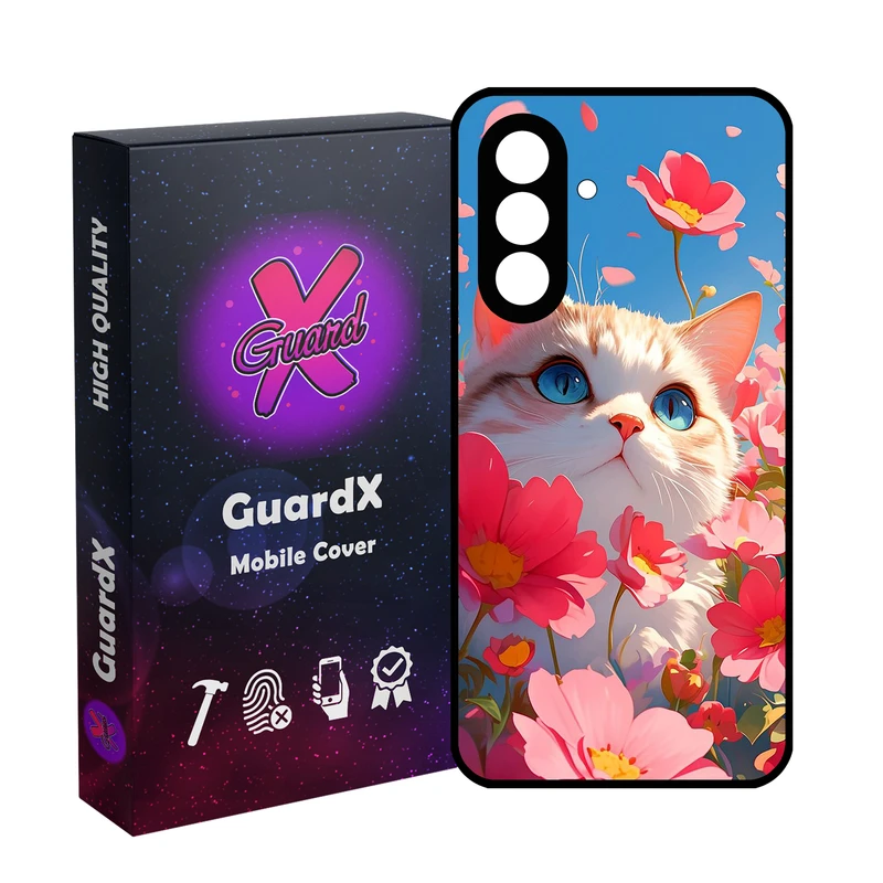 کاور گارد ایکس طرح گربه مدل 10742 مناسب برای گوشی موبایل سامسونگ Galaxy S24 FE