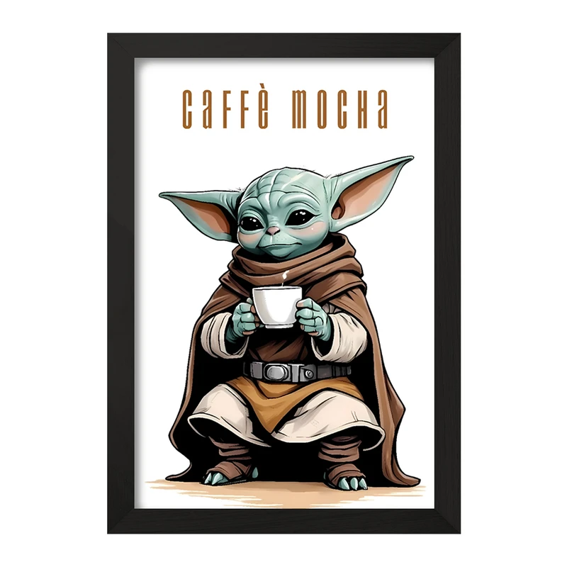 تابلو خندالو مدل بیبی یودا کد F10177