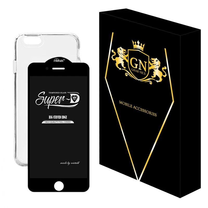 کاور قاب نایس مدل 2SDJ مناسب برای گوشی موبایل اپل iPhone 6 به همراه محافظ صفحه نمایش