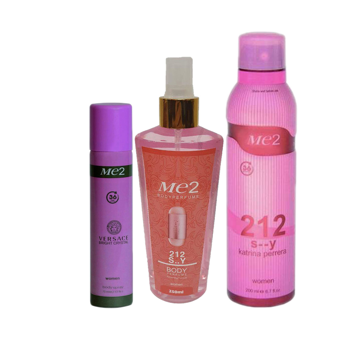  بادی اسپلش و اسپری بدن زنانه می تو مدل 319 مجموعه 3 عددی 