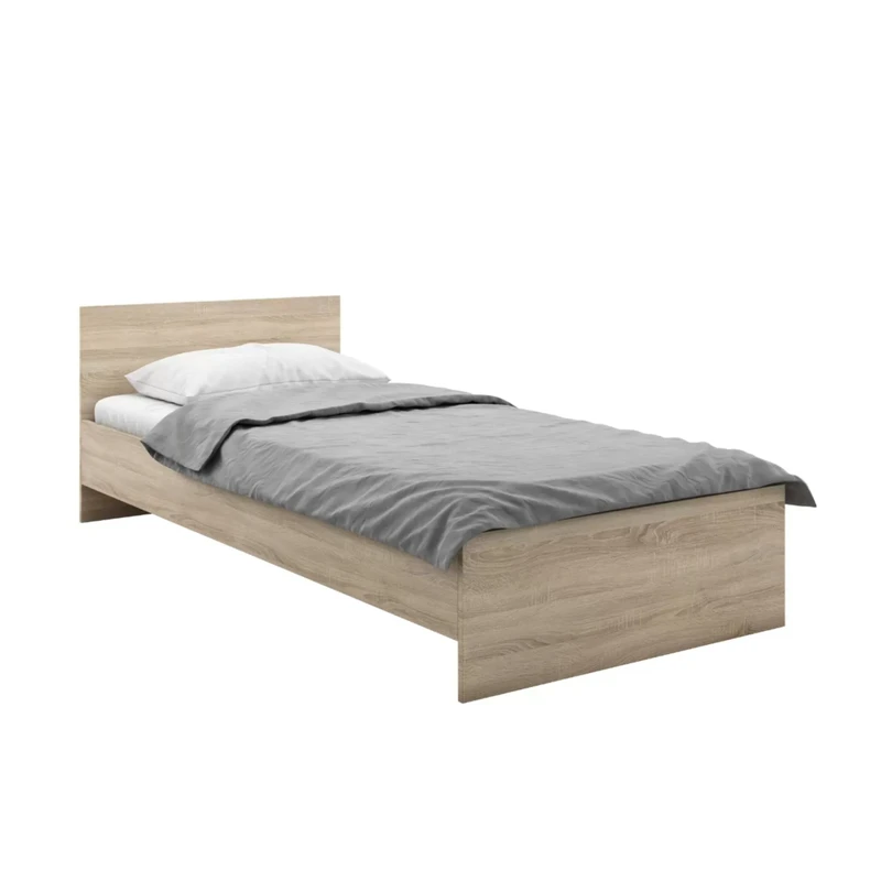 تخت خواب ام دی اف یک نفره مدل S-098 سایز 200×90 سانتی متر