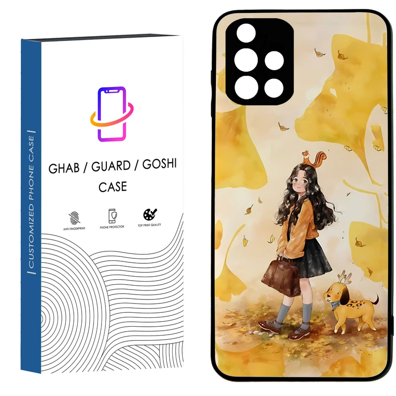 کاور قاب گارد گوشی طرح دخترانه کد 50 - tpu مناسب برای گوشی سامسونگ Galaxy A51