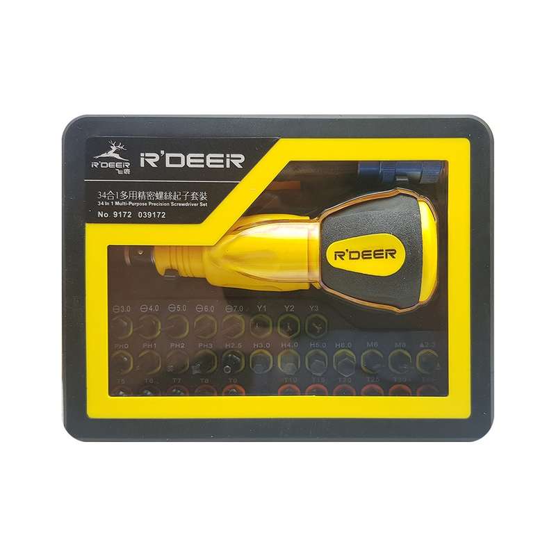 پیچ گوشتی مدل 9172 مجموعه 34 عددی