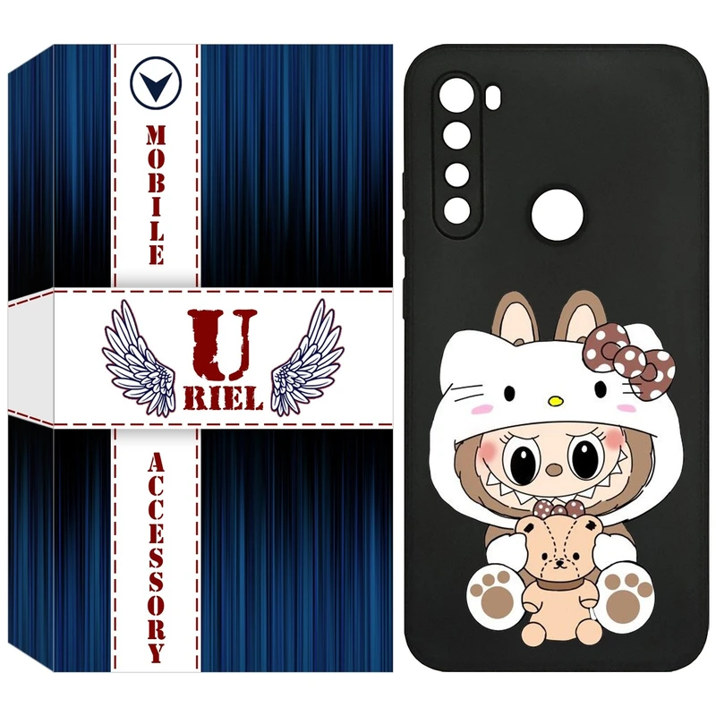 کاور یوریل قاب مدل KSH کد 124 طرح عروسک لبوبو مناسب برای گوشی موبایل شیائومی Redmi Note 8