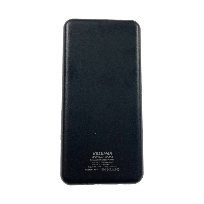 شارژر همراه کلومن مدل KP-250 ظرفیت 20000 میلی آمپر ساعت