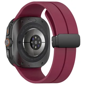 بند مسیر مدل Silic1 Magnetic مناسب برای ساعت هوشمند سامسونگ Galaxy Watch Ultra 47mm