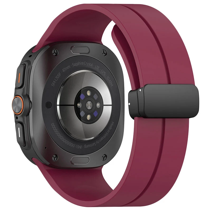 بند مسیر مدل SiliconeMagnetic مناسب برای ساعت هوشمند سامسونگ Galaxy Watch Ultra 47mm