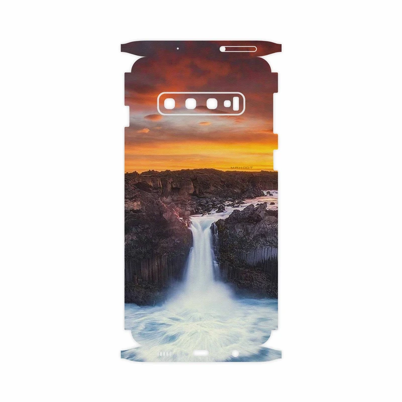 برچسب پوششی ماهوت مدل Waterfall-FullSkin مناسب برای گوشی موبایل سامسونگ Galaxy S10