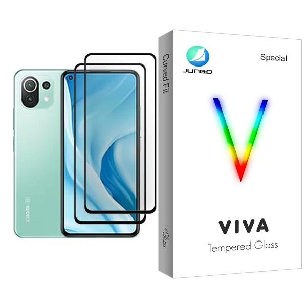 محافظ صفحه نمایش جانبو مدل Viva Glass MIX002 مناسب برای گوشی موبایل شیائومی Mi 11 Lite 5G بسته دو عددی