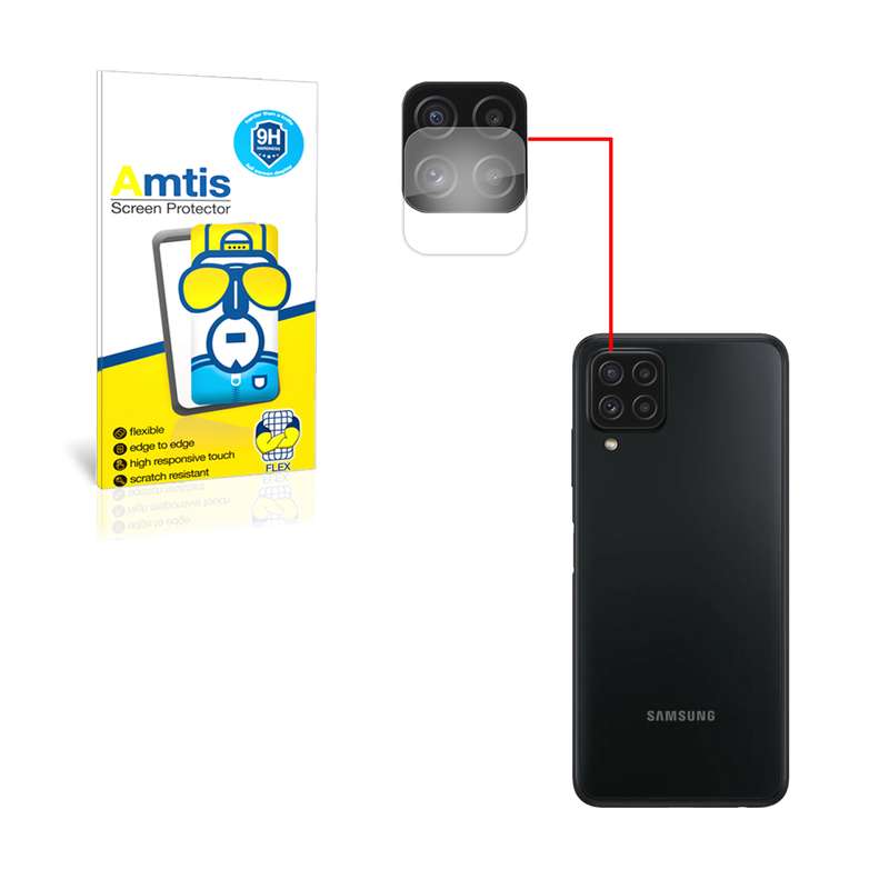 محافظ لنز دوربین امتیس مدل a22(4G) مناسب برای گوشی موبایل سامسونگ GALAXY A22 4G