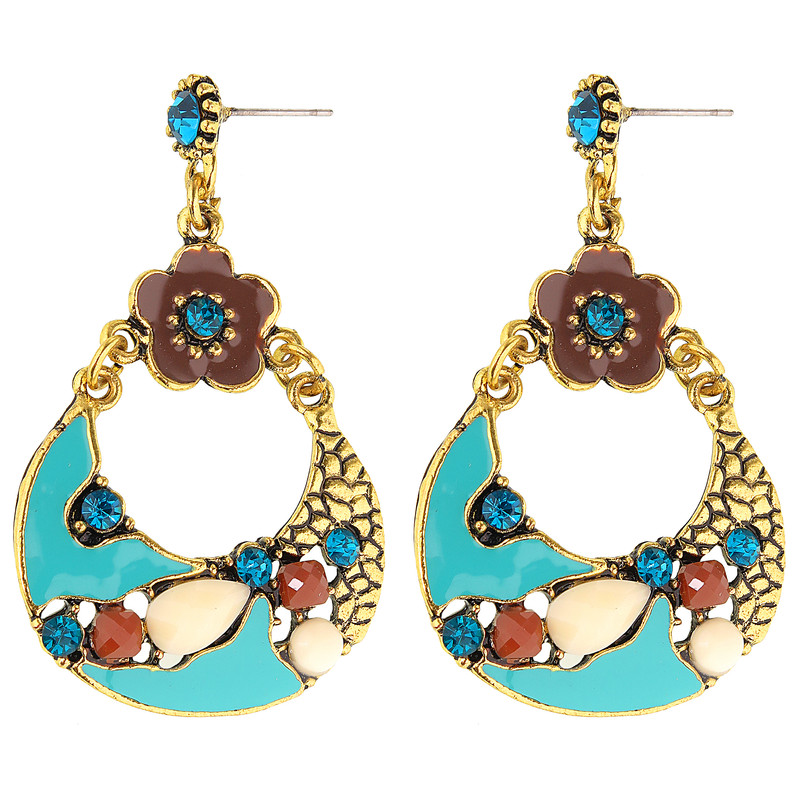 گوشواره دخترانه مدل گل کد B گوشواره دخترانه مدل گل کد B