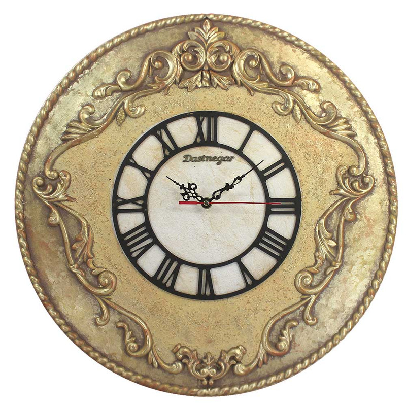 ساعت دیواری چوبی طرح Rewin کد 48