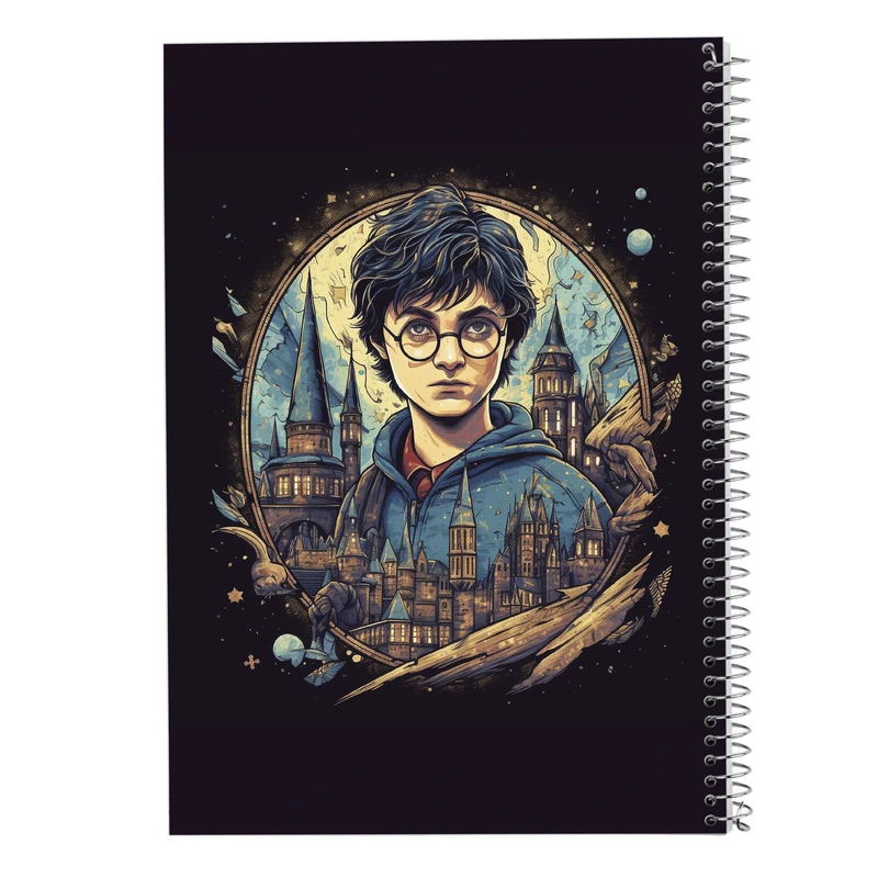 دفتر ژورنال نویسی 50 برگ مدوپد مدل نقطه ای طرح هری پاتر harrypotter کد DF10203