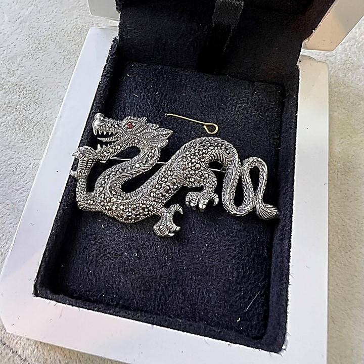 گل سینه نقره زنانه کد glsr-2461