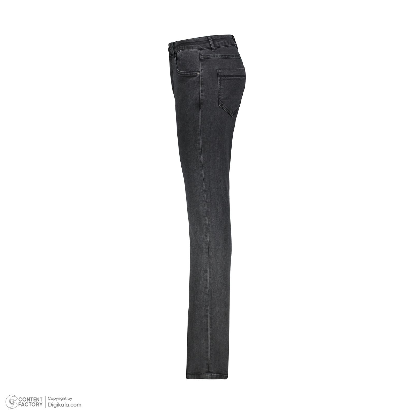 شلوار جین مردانه پاتن جامه مدل راسته 101121020243846 رنگ ذغالی -  - 3