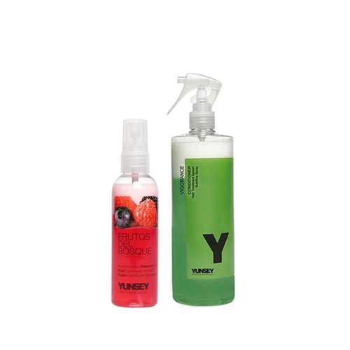 اسپری دو فاز مو یانسی مدل Nutritive حجم 500 میلی لیتر به همراه اسپری مو مدل میوه های جنگلی حجم 100 میلی لیتر 