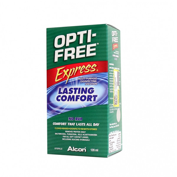محلول شستشوی لنز اپتی فری مدل LMOP120 حجم 120 میلی لیتر