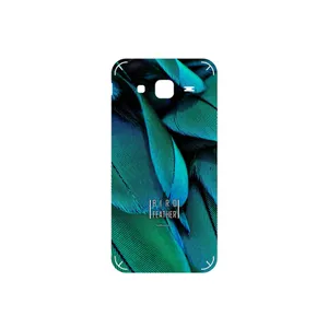 MAHOOT Green Feather Cover Sticker for Samsung Galaxy J5