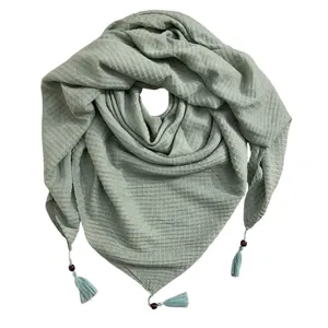 روسری زنانه مدل پلیسه شاین دار کد 003