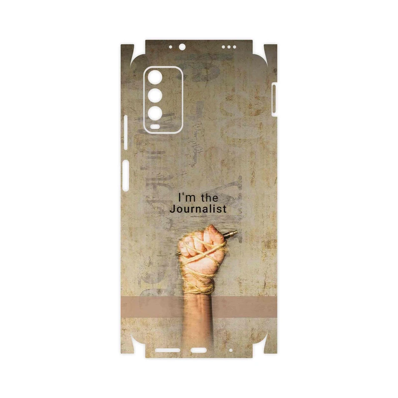 برچسب پوششی ماهوت مدل Journalist-FullSkin مناسب برای گوشی موبایل شیائومی Redmi Note 9 4G