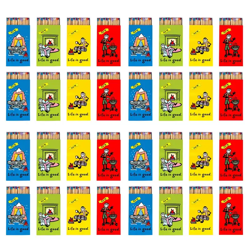 کبریت مدل شومینه بسته 32 عددی