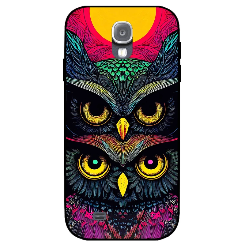 کاور مگافون طرح جغد مدل 1904 مناسب برای گوشی موبایل سامسونگ Galaxy S4   