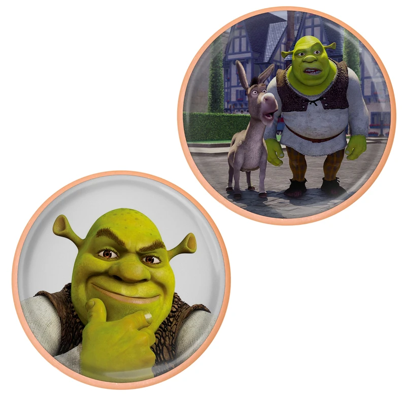 تراش مدل مخزن دار طرح کارتون شرک و خر شرک کد S11249-241 بسته دو عددی