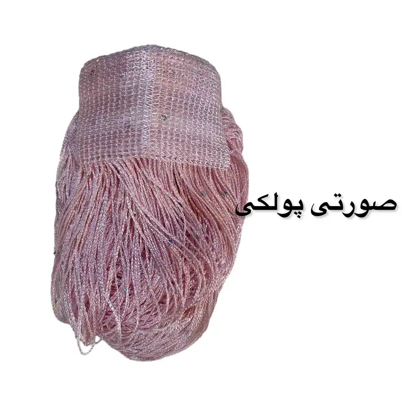 پرده ریشه ای مدل پولکی کد TW-P08سایز 145X200 سانتی متر