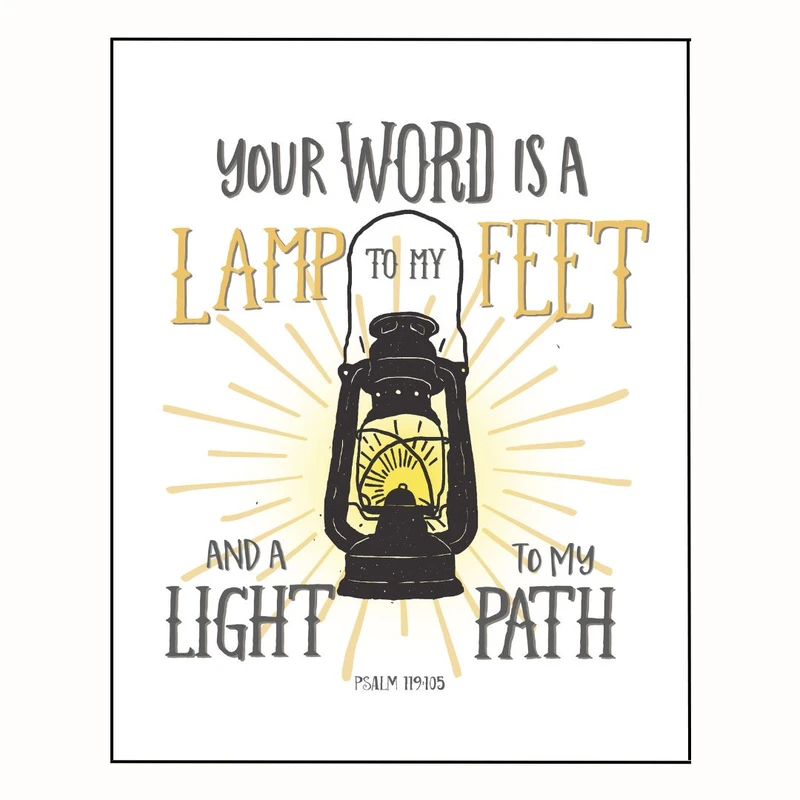 پوستر مدل کلمهٔ تو روشنایی برای مسیر من است  