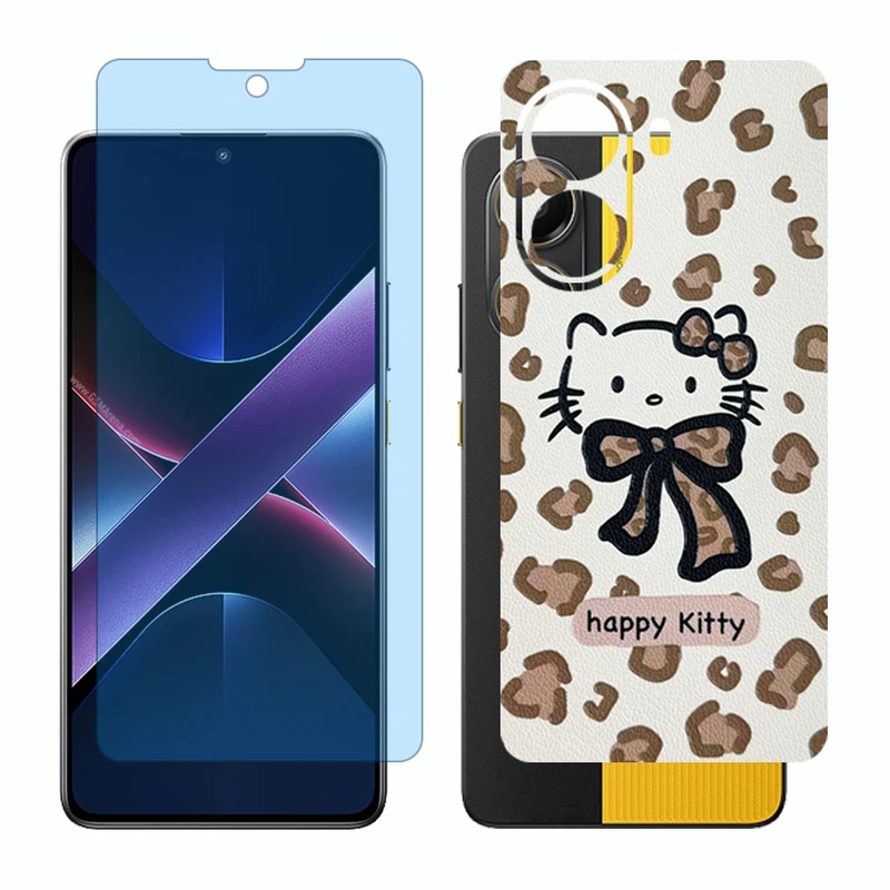 محافظ صفحه نمایش آنتی بلو گلس مدل Together مناسب برای گوشی موبایل شیائومی Poco X7 Pro به همراه برچسب پوششی پشت گوشی