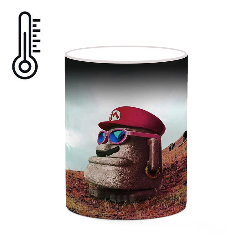 ماگ حرارتی کاکتی مدل بازی سوپر ماریو Super Mario Odyssey کد mgh30625