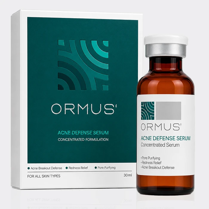 سرم ضد جوش قوی پوست اورموس مدل ACNE DEFENSE مناسب برای انواع پوست حجم 30 میلی لیتر