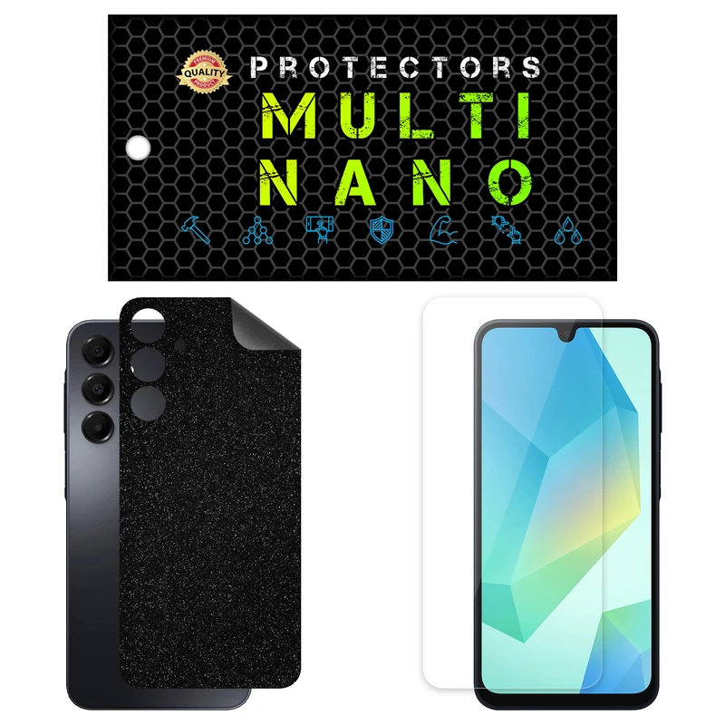 محافظ صفحه نمایش شفاف مولتی نانو مدل X-SFG مناسب برای گوشی موبایل سامسونگ Galaxy A16 به همراه برچسب پوششی پشت گوشی