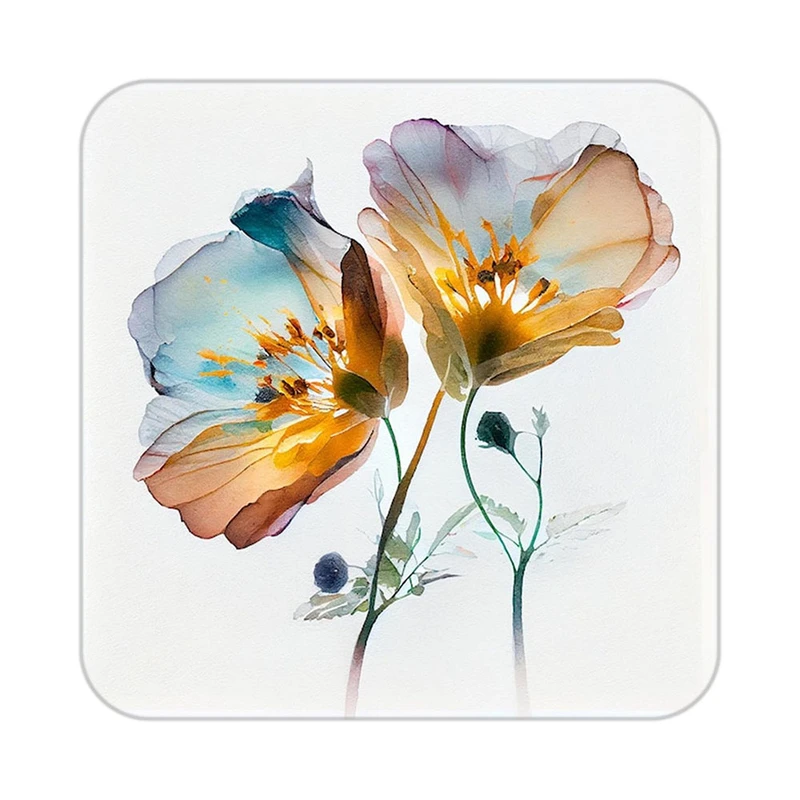 زیر لیوانی کاکتی طرح گل مدل mp16015