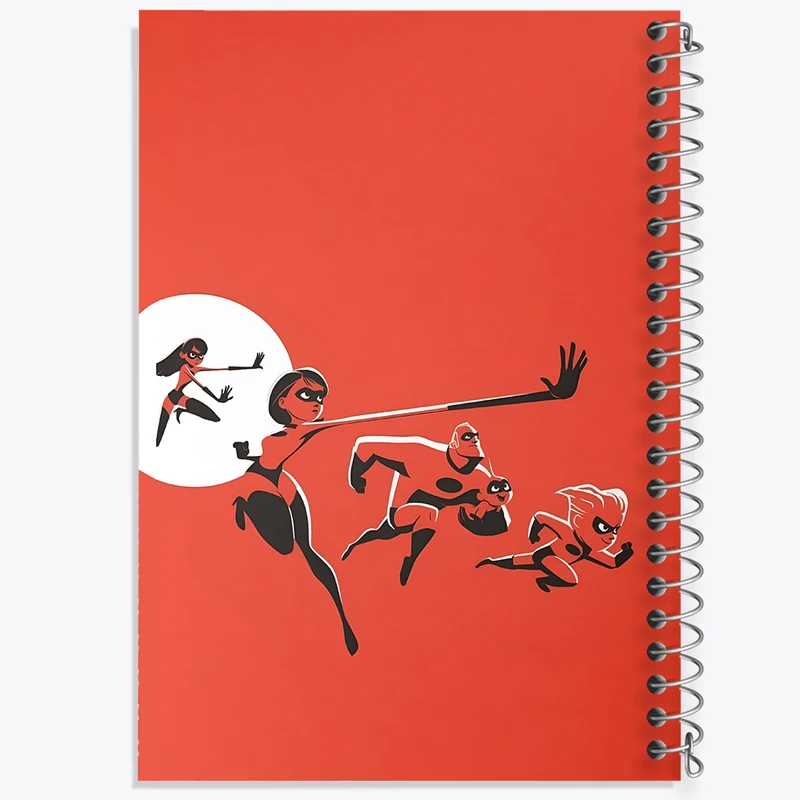 دفتر مشق 50 برگ خندالو طرح شگفت انگیزان (The Incredibles) کد N3244