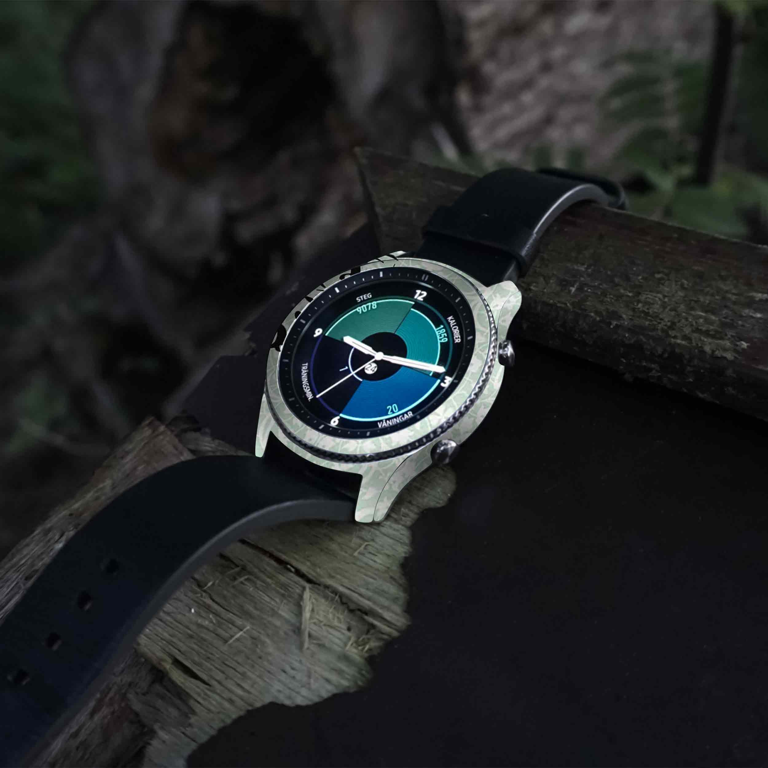 برچسب ماهوت طرح Nastaliq-3 مناسب برای ساعت هوشمند سامسونگ Galaxy Gear S3 Classic