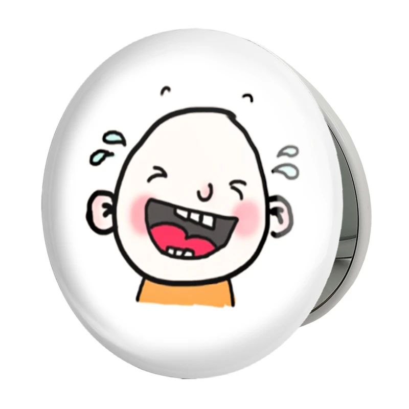 آینه جیبی خندالو طرح خوشحالی مدل تاشو کد 5991 