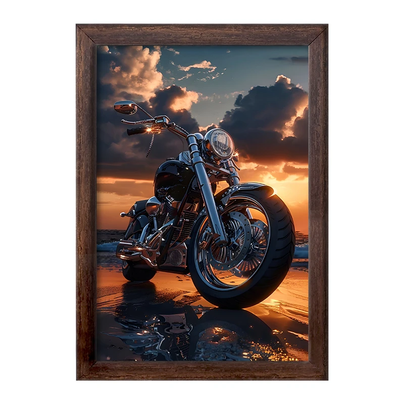 تابلو خندالو طرح موتور سیکلت (Motorcycle) کد F7020