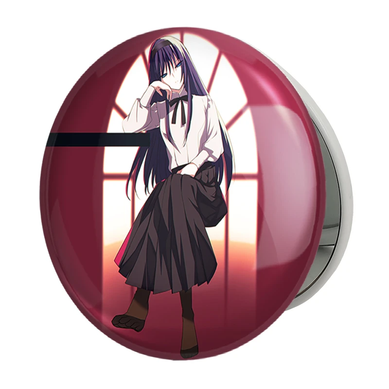 آینه جیبی خندالو طرح بازی تسوکی هیمه‌ (Tsukihime) مدل تاشو کد 34517