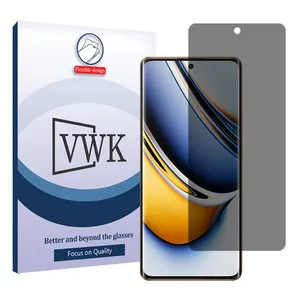 VWK Tough model privacy screen protector suitable for Realme 11 Pro Plus mobile phone