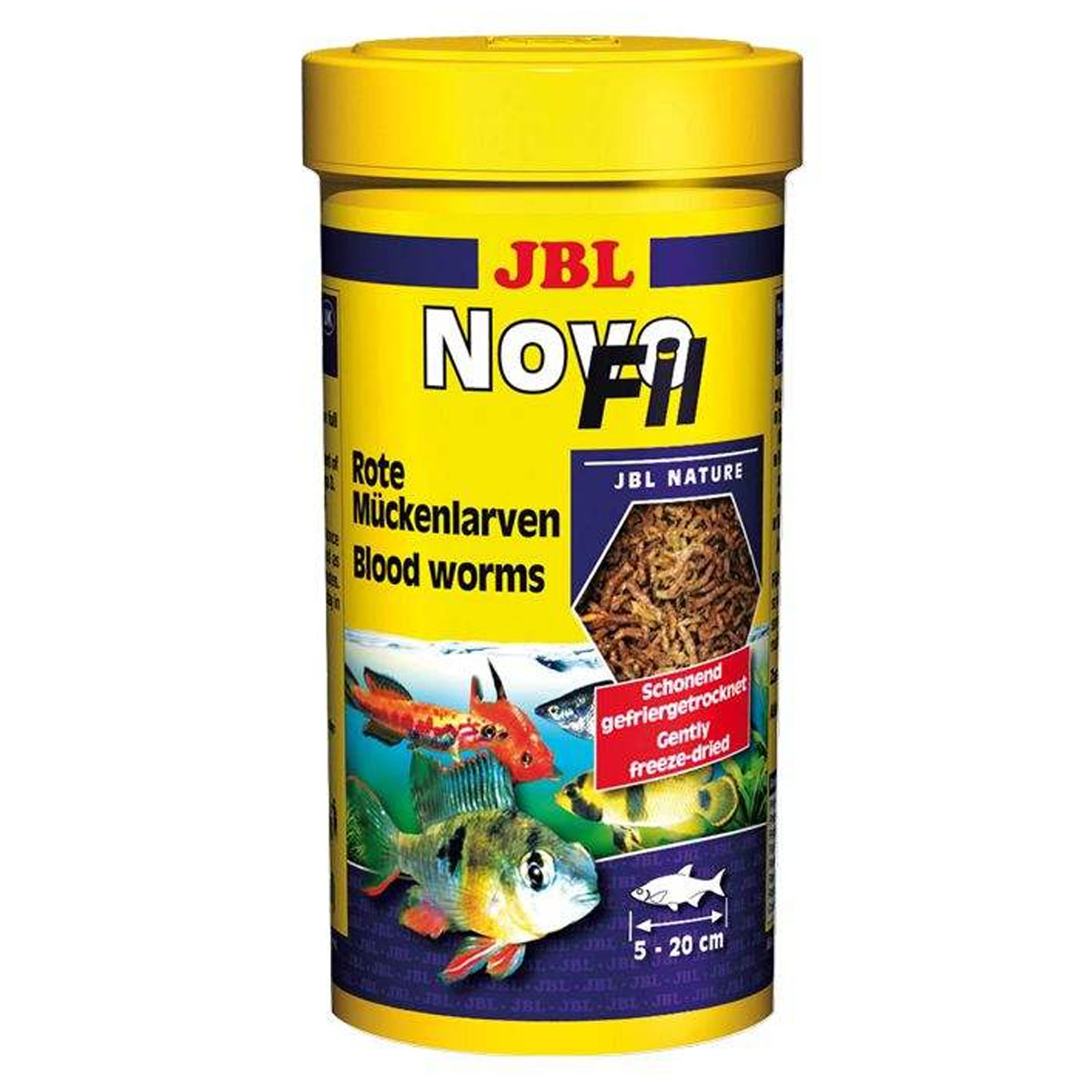 غذای آبزیان جی بی ال کد 1055056 مدل novofil وزن 20 گرم